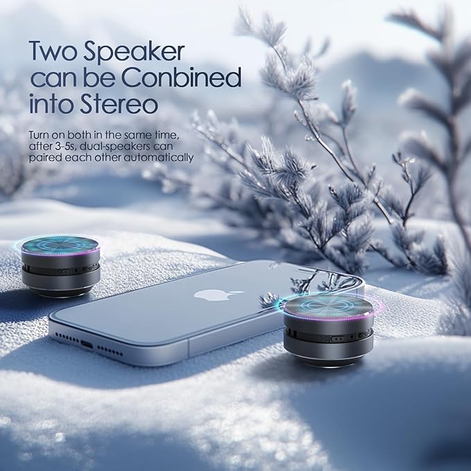 Docooler Bone Conduction Speaker, Mini Shower Speaker ( PACK OF 2 )