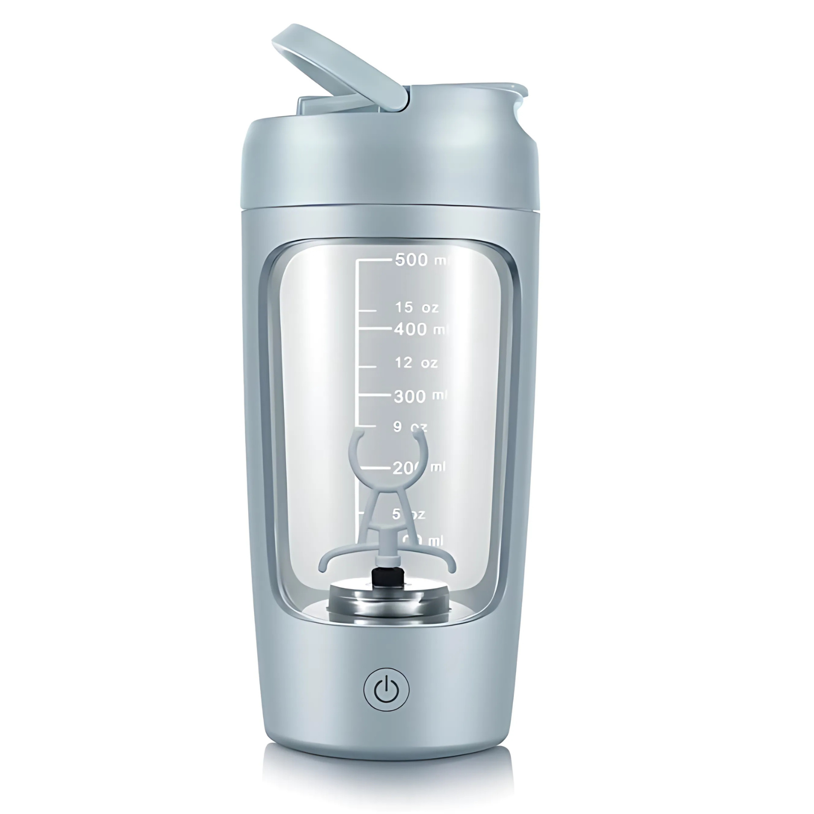 Electric Shaker Bottle for Protein Mixes USB Rechargeable (Pack of 2)