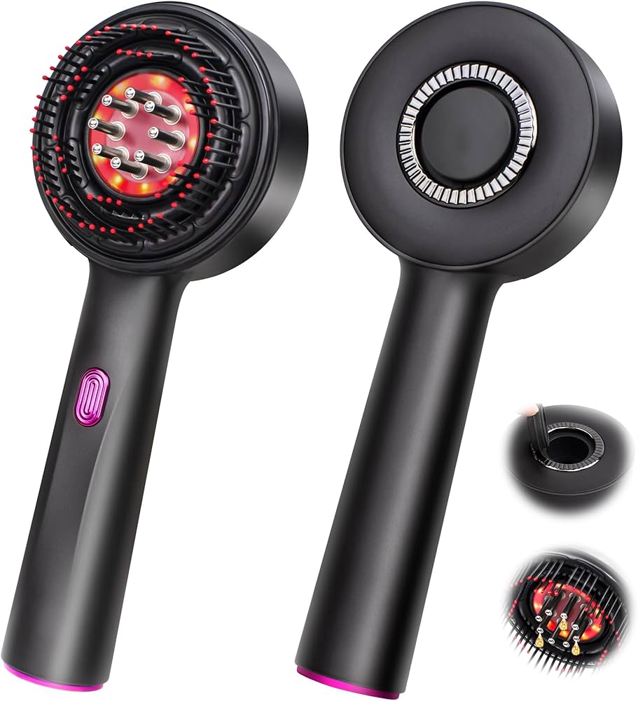 Upgrade 3 in 1 Hair Oil Applicator,Electric Hair Brushes for Hair Growth,Oil Applicator Scalp Massager ( PACK OF 2 )