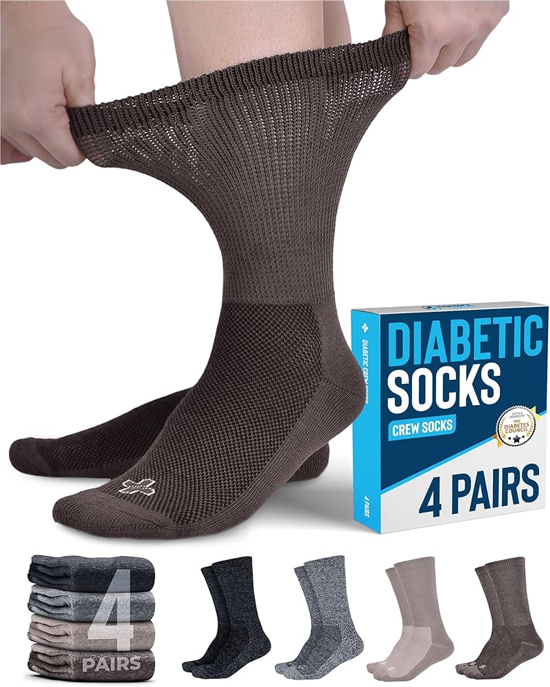 Bamboo Diabetic Compression Socks