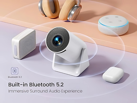 New 4K Lcd Led 180 Degree Rotation Android 11,Wifi 6 Bt 5.0 Auto Keystone