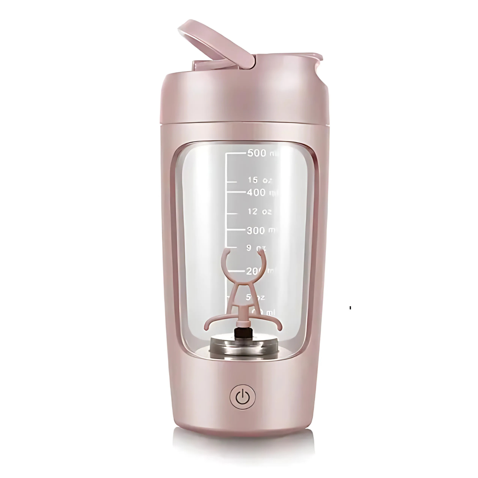 Electric Shaker Bottle for Protein Mixes USB Rechargeable (Pack of 2)