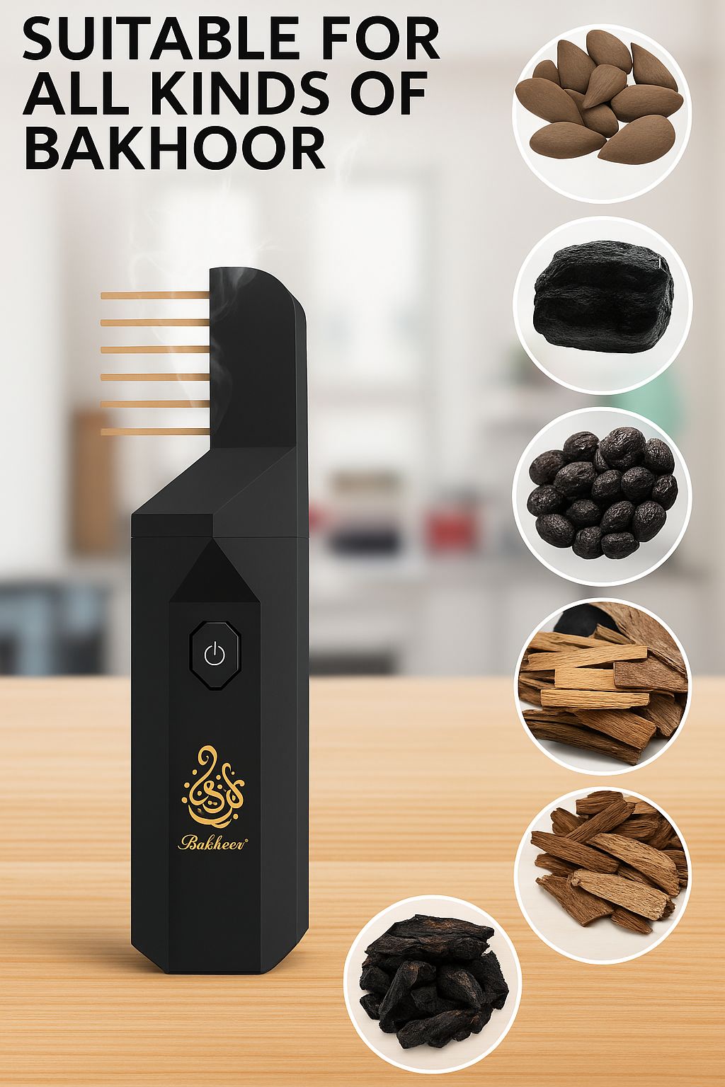 Smart Aroma Comb – Portable USB Hair & Incense Diffuser ( PACK OF 2 )